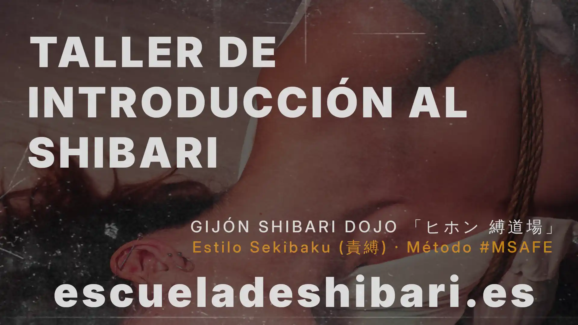 Taller de introducción al shibari erótico para parejas